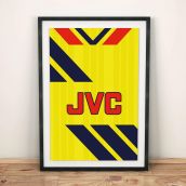 Arsenal 1984 Away Football Shirt Art Print