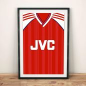 Arsenal 1998 Football Shirt Art Print
