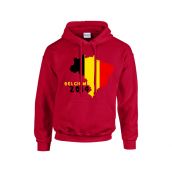 Belgium 2014 Country Flag Hoody (red)