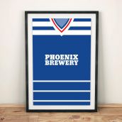 Brighton 1985 Football Shirt Art Print