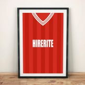 Bristol City 1983-86 Football Shirt Art Print