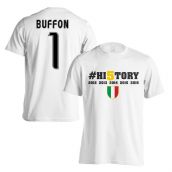 Juventus History Winners T-Shirt (Buffon 1) - White