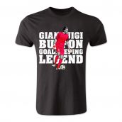 Gianluigi Buffon Goalkeeping Legend T-Shirt (Black)