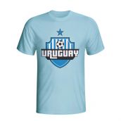 Uruguay Country Logo T-shirt (sky Blue) - Kids