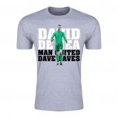 David De Gea Man United Goalkeeper T-Shirt (Grey) - Kids