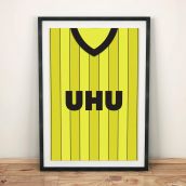 Borussia Dortmund 1983 Football Shirt Art Print