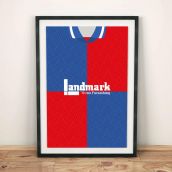 Dunfermline 1995-97 Away Football Shirt Art Print