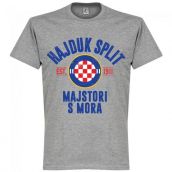 Hajduk Split Established T-Shirt - Grey