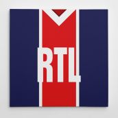 PSG 1982 Football Canvas Print