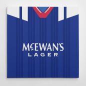 Rangers 1992 Football Canvas Print