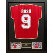 Liverpool FC 1986 Rush Signed Shirt (Framed)