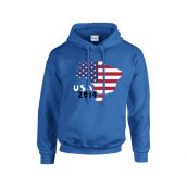 Usa 2014 Country Flag Hoody (blue) - Kids