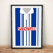 West Brom 1992 Football Shirt Art Print