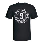 Alan Shearer Newcastle Captain Fantastic T-shirt (black)