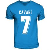 Edinson Cavani Napoli Hero T-shirt (sky Blue)