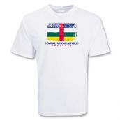 Central African Republic Football T-shirt (white)