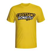 Cristiano Ronaldo Comic Book T-shirt (yellow)