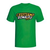 Cristiano Ronaldo Comic Book T-shirt (green)