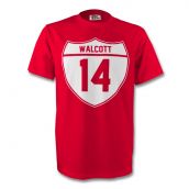 Theo Walcott Arsenal Crest Tee (red)