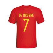 Kevin De Bruyne Belgium Hero T-shirt (red) - Kids