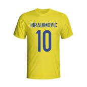Zlatan Ibrahomovic Sweden Hero T-shirt (yellow)