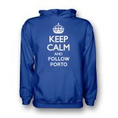 Keep Calm And Follow Porto Hoody (blue) - Kids