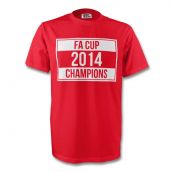 2014 Fa Cup Winners Tee (red) - Kids