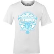 2012 Man City Champions Winners T-Shirt (White)
