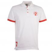 Liverpool No 7 White Polo Shirt