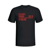 Keisuke Honda Ac Milan Squad T-shirt (black) - Kids
