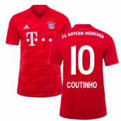 2019-2020 Bayern Munich Adidas Home Football Shirt (Coutinho 10)