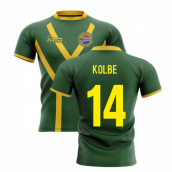 2025-2026 South Africa Springboks Flag Concept Rugby Shirt (Kolbe 14)