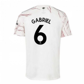 2020-2021 Arsenal Adidas Away Football Shirt (Gabriel 6)