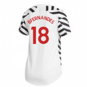 2020-2021 Man Utd Adidas Womens Third Shirt (B FERNANDES 18)