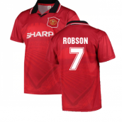 1996 Manchester United Home Football Shirt (ROBSON 7)
