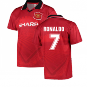 1996 Manchester United Home Football Shirt (RONALDO 7)