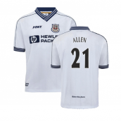1997-1999 Tottenham Home Pony Retro Shirt (Allen 21)