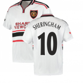 1999 Manchester United Away Football Shirt (Sheringham 10)