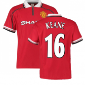 1999 Manchester United Home Football Shirt (KEANE 16)