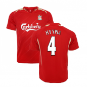 2005-2006 Liverpool Home CL Retro Shirt (HYYPIA 4)