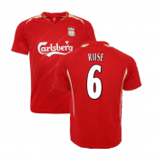 2005-2006 Liverpool Home CL Retro Shirt (Riise 6)