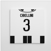 Juventus 16-17 Canvas Print (Chiellini 3)