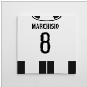 Juventus 16-17 Canvas Print (Marchisio 8)