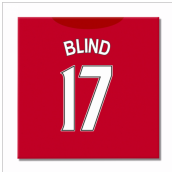 Man United 16-17 Canvas Print (Blind 17)