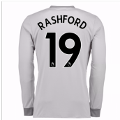 2017-2018 Man United Long Sleeve Third Shirt (Rashford 19) - Kids