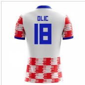 2023-2024 Croatia Home Concept Shirt (Olic 18)