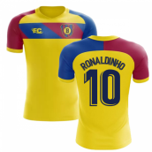 2018-2019 Barcelona Fans Culture Away Concept Shirt (Ronaldinho 10)