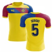 2018-2019 Barcelona Fans Culture Away Concept Shirt (Sergio 5)