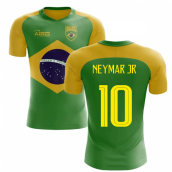 2022-2023 Brazil Flag Concept Football Shirt (Neymar Jr 10)