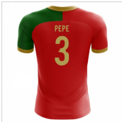 2023-2024 Portugal Flag Home Concept Football Shirt (Pepe 3)